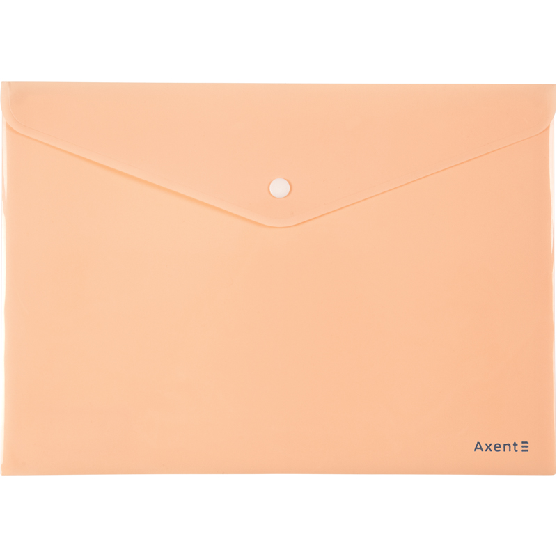Папка на кнопці Axent Pastelini 1412-42-A, А4, персикова